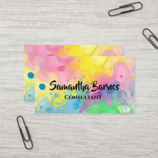 Carte de visite Splash Art