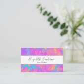 Carte De Visite Splash couleur (Debout devant)