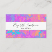 Carte De Visite Splash couleur (Devant)