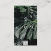 Carte de visite Splash Monstera Palm (Devant)