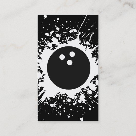 Carte De Visite splatz de bowling (Devant)