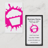 Carte De Visite splatz de petit gâteau (Devant / Derrière)