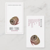 Carte De Visite Spool De Fil Sur Mesure De Seamstress (Devant / Derrière)