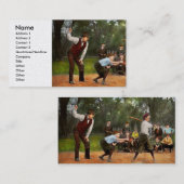 Carte De Visite Sport - Baseball - Grève 1 1921 (Devant / Derrière)