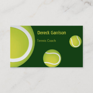 Carte De Visite Sport du car de Tenis