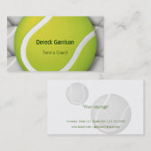 Carte De Visite Sport du car | de Tenis (Devant / Derrière)