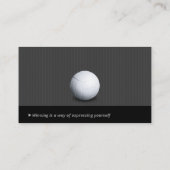 Carte De Visite Sport professionnel de maître de volleyball du car (Dos)