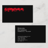 Carte de visite sport ultra-tendance (Devant / Derrière)