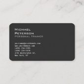 Carte de visite sportif professionnel Black Out Fi (Dos)