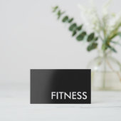 Carte de visite sportif professionnel noir gris bl (Debout devant)