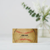 Carte de visite sportive de baseball d'aspect anci (Debout devant)