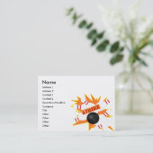 carte de visite - sports (Debout devant)