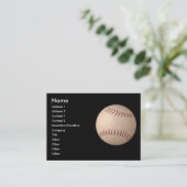 carte de visite - sports (Debout devant)