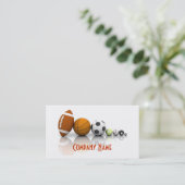 Carte De Visite Sports/carte de visite de boules (Debout devant)