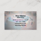 Carte De Visite Sports course voiture splash (Dos)