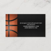 Carte De Visite Sports de basket (Dos)