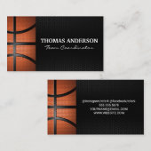 Carte De Visite Sports de basket (Devant / Derrière)