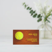 Carte De Visite Sports d'entraîneur de tennis (Debout devant)