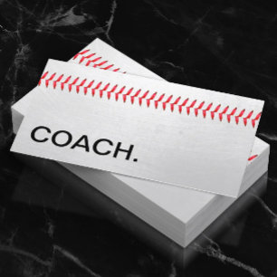 Carte De Visite Sports professionnels entraîneurs de baseball