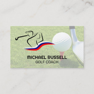 Carte De Visite Sports Terrain de golf Maison de club