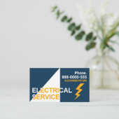 Carte De Visite Spotlight Service électrique Lightning (Debout devant)