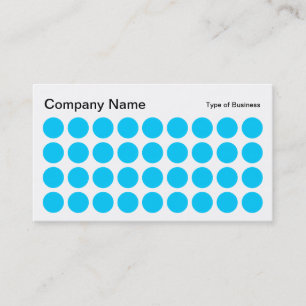 Carte De Visite Spots - bleu ciel, noir et blanc