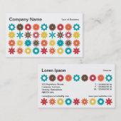 Carte De Visite Spots - Couleurs 02 (Devant / Derrière)
