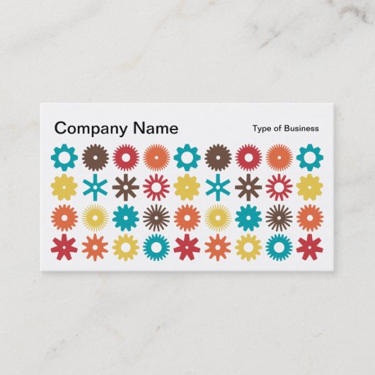 Carte De Visite Spots - Couleurs 02 (Devant)