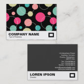 Carte De Visite Spots et cercles 150816 (Devant / Derrière)