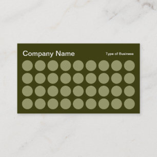 Carte De Visite Spots - Tons d'olive