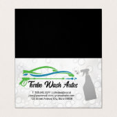 Carte De Visite Spray de nettoyage automatique | Bulles de savon (Extérieur déplié)