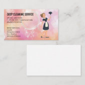 Carte De Visite Spray de nettoyage | Services de nettoyage de mais (Devant / Derrière)