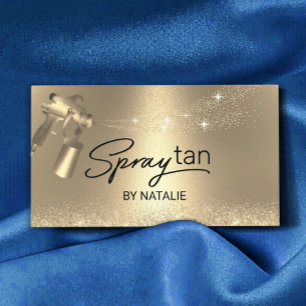 Carte De Visite Spray mobile Tan Luxe Or Airbrush Tanning