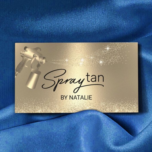 Carte De Visite Spray mobile Tan Luxe Or Airbrush Tanning