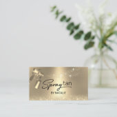 Carte De Visite Spray mobile Tan Luxe Or Airbrush Tanning (Debout devant)
