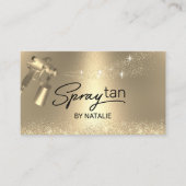 Carte De Visite Spray mobile Tan Luxe Or Airbrush Tanning (Devant)