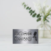 Carte De Visite Spray Paint Gun | Auto Service Icons (Debout devant)