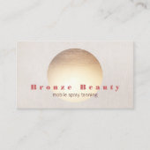 Carte De Visite Spray Tanning Gold Sun (Devant)