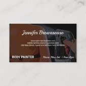 Carte De Visite Spray Tanning Mobile Body Tan Paint Summer Bronze (Dos)