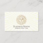 Carte De Visite Spray Tanning Moderne Sunshine Salon Spa (Devant)