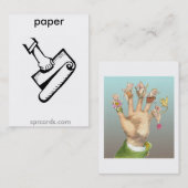 Carte De Visite sprcards-papercard (Devant / Derrière)