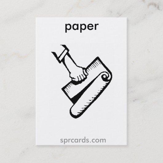 Carte De Visite sprcards-papercard (Devant)