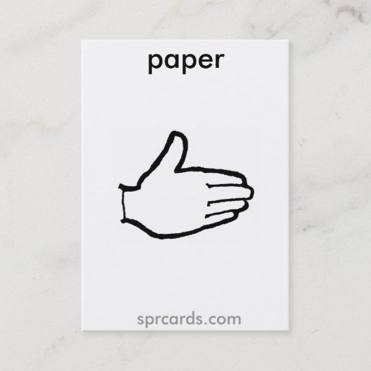 Carte De Visite sprcards-papercard (Devant)