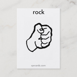 Carte De Visite sprcards-rockcard
