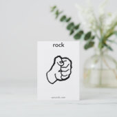 Carte De Visite sprcards-rockcard (Debout devant)