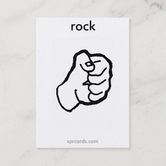 Carte De Visite sprcards-rockcard (Devant)