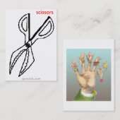 Carte De Visite sprcards-scissorscard (Devant / Derrière)