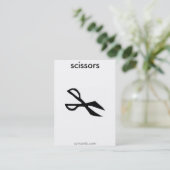 Carte De Visite sprcards-scissorscard (Debout devant)