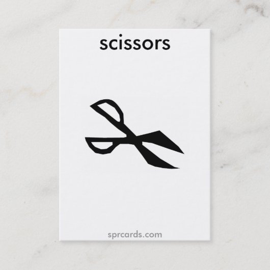 Carte De Visite sprcards-scissorscard (Devant)