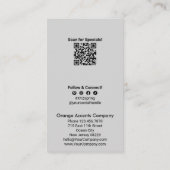 Carte De Visite Spring Blooms Vous Nous Aidez À Développer La Cart (Dos)